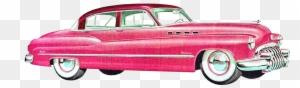Digital Vintage Car Clip Art Downloads - 1950 Car Png