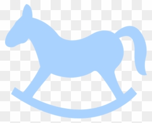 Free Blue Horse Cliparts, Download Free Clip Art, Free - Blue Rocking Horse Png