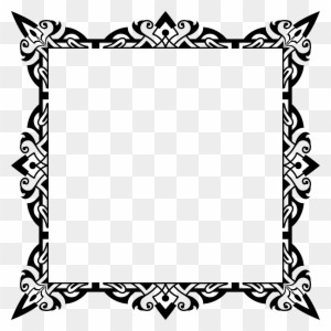 Big Image - Vintage Abstract Borders Transparent