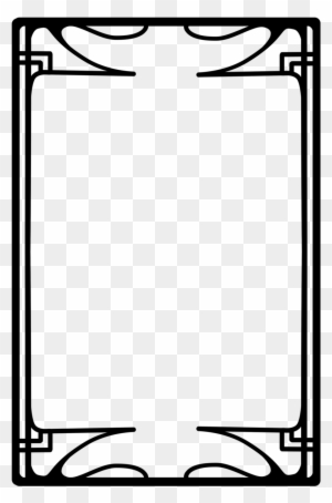 Images For Art Deco Png - Tarot Card Frame