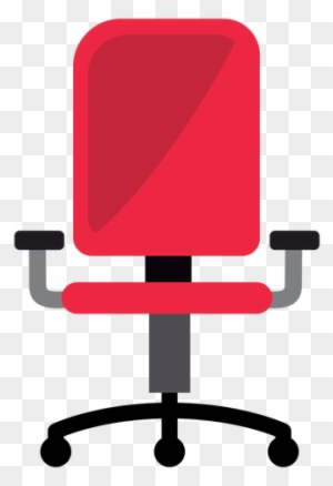 Red Office Chair Clipart Transparent Png - Office Chair Icon Png