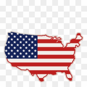 United States Svg Scrapbook Cut File Cute Clipart Files - Sua Flag Map Vector