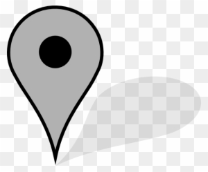 Map Clipart Google Map - Google Maps Grey Marker