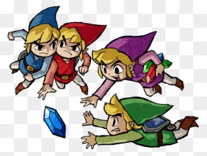 Zelda Clipart Original Link Legend - Legend Of Zelda: Four Swords Adventures