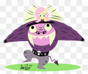 Datponypl, Crossover, Cute, Eduardo, Fluttershy, Foster's - Foster's Home For Imaginary Friends