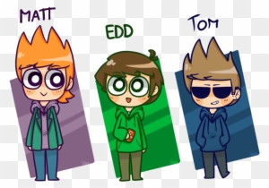 Edd, Tom, Matt And Tord From Eddsworld {PNG} by SpongeBobXD on