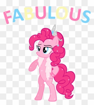 Zacatron94, Bipedal, Fabulous, Feather Boa, Pinkie - Pinkie Pie Fabulous