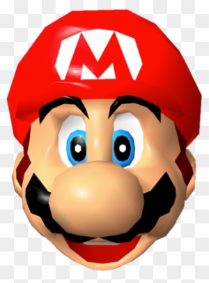 Super Mario Super Mario 64 Mario Head Free Transparent Png Clipart Images Download - mario head for roblox roblox