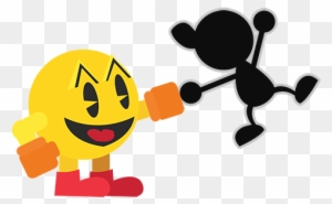 Chibi Pac-man And Mr - Pacman And Mr Game And Watch