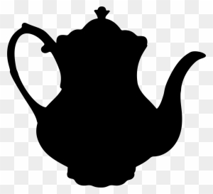 Teapot Silhouette 2 - Clip Art Tea Pot