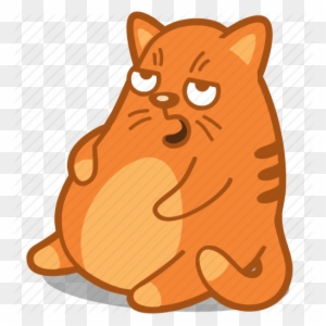 Burp Stomach Gas Comic Text Shadow - Fat Cat Icon