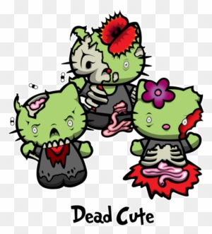 Zombie Hello Kitty - Hello Kitty - Dead Cute T-shirt