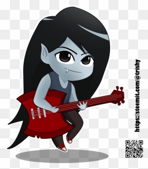 So One Of My Recent Post Was A Fanart Of Finn The Human - Marceline The Vampire Queen