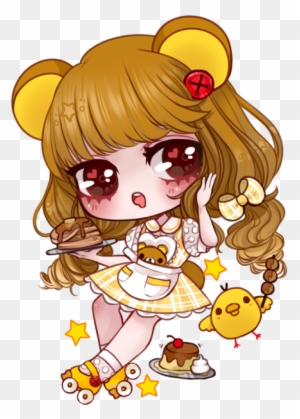 Rilakkuma S Favorite Foods Rilakkuma Girl Chibi Free Transparent