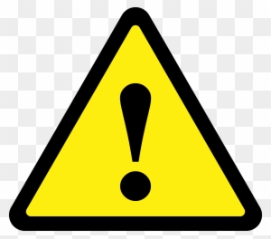 Clipart Warning Triangle - Yellow Triangle With Exclamation Point
