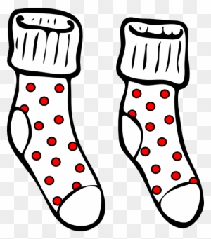 Spotty Socks Clip Art At Clker Com Vector Clip Art - 8 Qam - Free ...