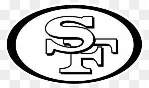 San Fransisco 49ers Logo Black And White - 49 San Francisco Logo