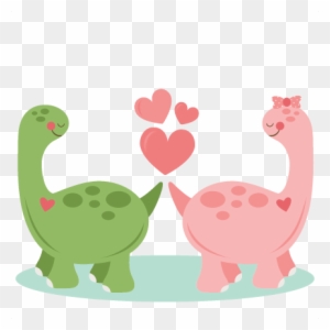 Download Dinosaurs In Love Svg Scrapbook Cut File Cute Clipart Valentines Dinosaur Clip Art Free Transparent Png Clipart Images Download