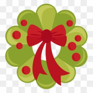 Christmas Wreath Svg Scrapbook Cut File Cute Clipart - Cute Christmas Wreath Clipart