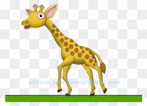 Giraffe Clipart Run - Animation Giraffe