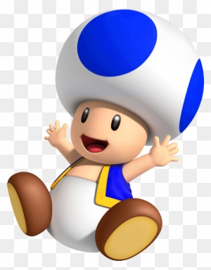 Super Mario Blue Toad