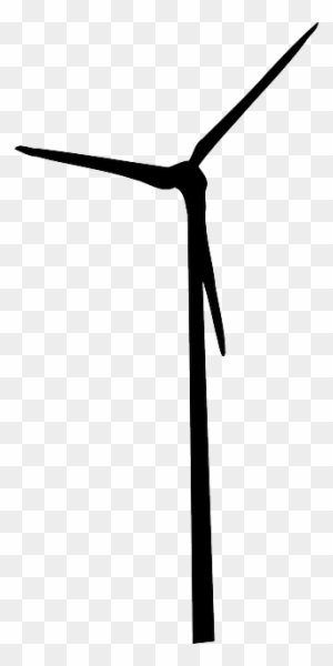 Renewable Turbine, Wind, Electrical, Energy, Power, - Wind Turbine Silhouette