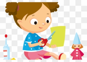 Kids Craft Clipart - Activity Books Preschool Scissor Skills Edition