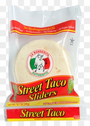Street Taco Sliders Flour Tortillas - La Banderita Street Taco Corn Tortilla Sliders