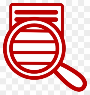 Magnifying Glass Png Red