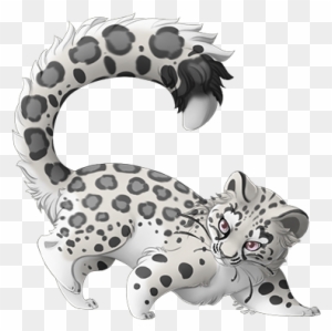 Baby Snow Leopard Drawing For Kids - Baby Tiger Coloring Pages - Free