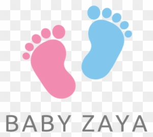 pink and blue baby footprints