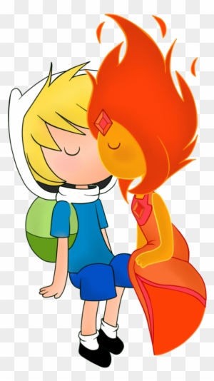 Circlebox Finn And Flame Princess Fanart - Adventure Time