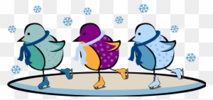 During The Holidays, We Are Offering Mini Skating School - Ice Skating Party Clip Art