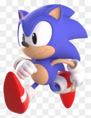 Sonic Generations Classic Running Pictures - Classic Sonic Running, HD Png  Download - 579x1019(#1122580)