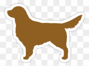 Golden Retriever Silhouette - Dog Cross Stitch Pattern