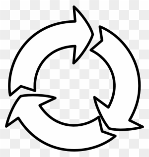 Reuse Cliparts - Reduce Reuse Recycle Symbol Circle