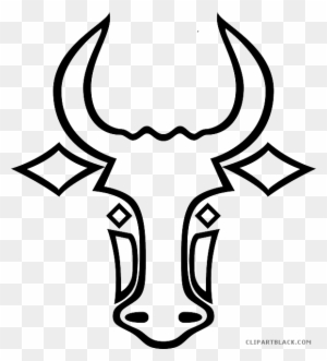 Boer Goat Animal Free Black White Clipart Images Clipartblack - Outline Drawing Of Bull