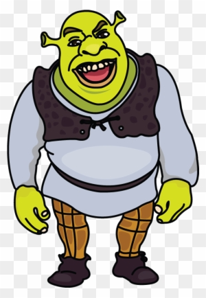 How To Draw Sshrek, Step By Step Http - Shrek Drawing Step By Step
