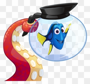 Hanks Tentacle Holding Dory In A Pot Of Water - Finding Dory Party Club Penguin