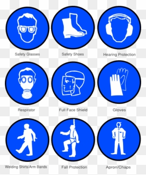 Ppe Symbols Clip Art At Clker - Personal Protective Equipment Symbols
