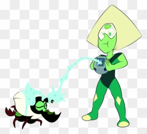 Green Fictional Character Cartoon Vertebrate Leaf Plant - Steven Universe Peridot Corrupted