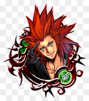 Kingdom Hearts Ii The 8th Member Of Organization Xiii - Khux Stained Glass Medals