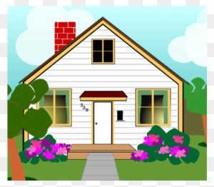 Cottage Clipart Go Home - House Clipart