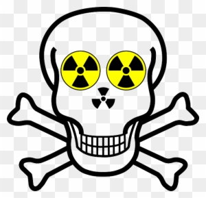 Energy Skull, Warning, Bones, Crossbones, Atom, Energy - Skull And Crossbones Logo