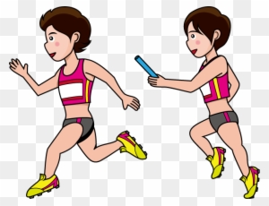 Kids Running Track Clipart Clipartxtras 陸上 バトン パス イラスト Free Transparent Png Clipart Images Download