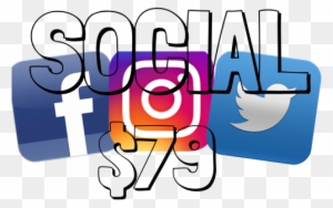 Let Us Handle Your Social Media Accounts, For A Great - Instagram Facebook Twitter Icons