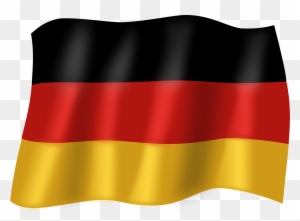 Open - German Flag Waving Png