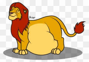 King Queen Of The Pride Land 2 By Bronzepony - Lion King Simba Fat