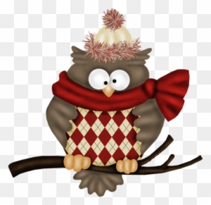 Christmas Owl - Christmas Owl Clip Art