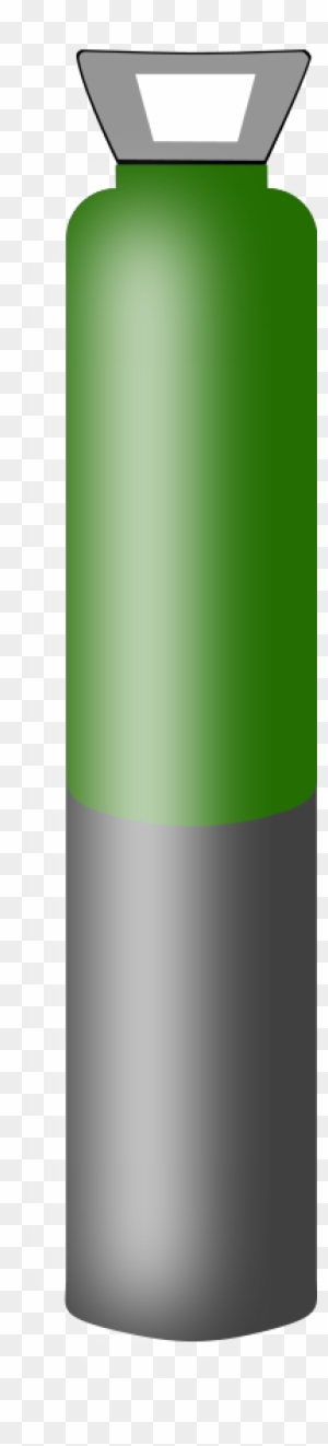 Cylinder Grey And Dark Green - Cylinder Icon Gas - Free Transparent PNG ...